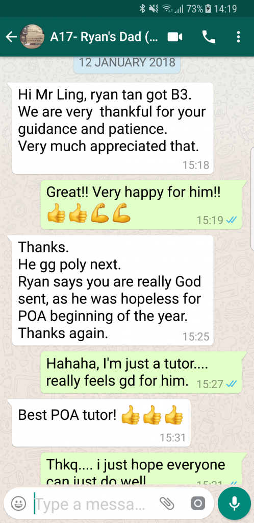 Screenshot of Whatsapp message by Ryan's Dad (Chee Wah)-2018