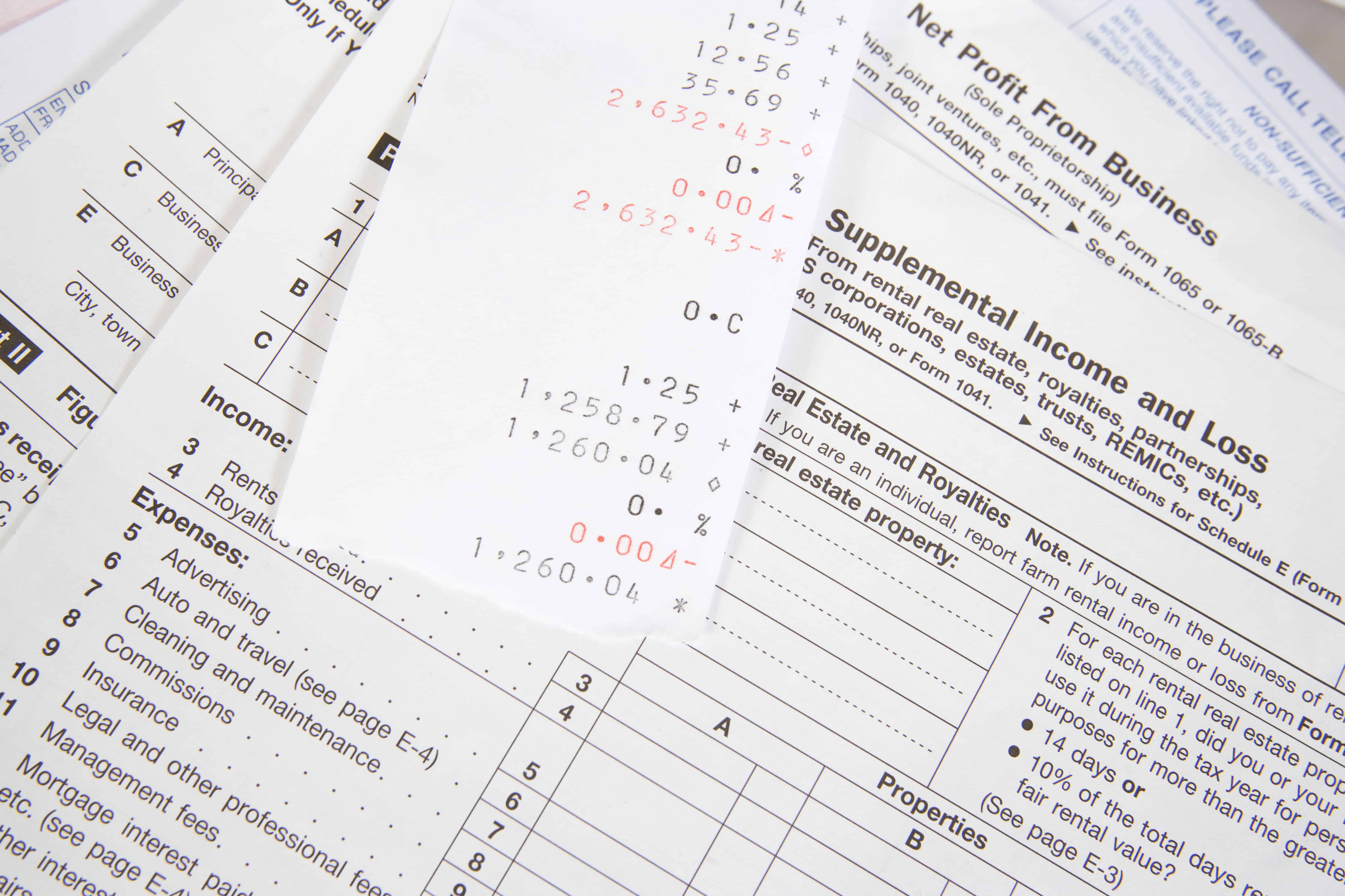 expense and revenue forms