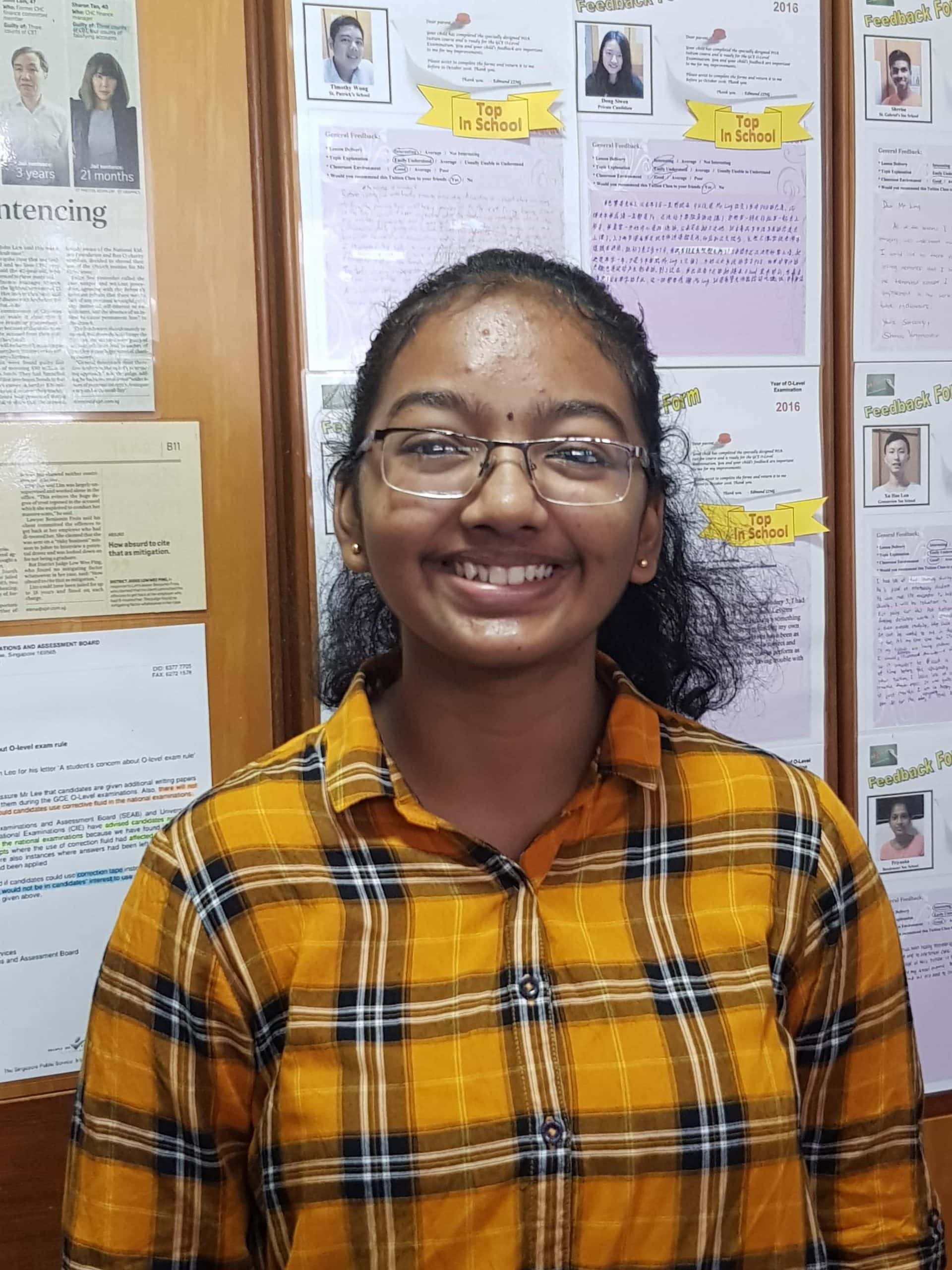 Sneha Angelin – CHIJ Sec (Toa Payoh) -2019 1